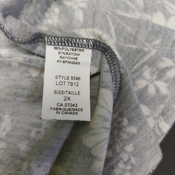 Body Myles Tunic Shirt 2X - Picture 3 of 4